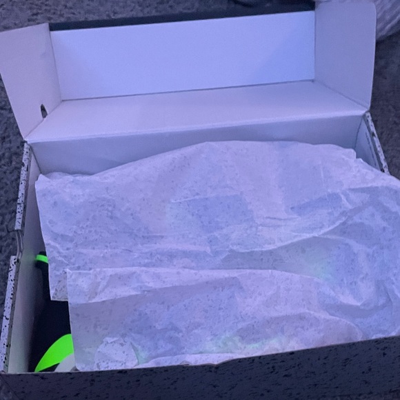 Black and Neon Green Men's Sneakers - Picture 11 of 12